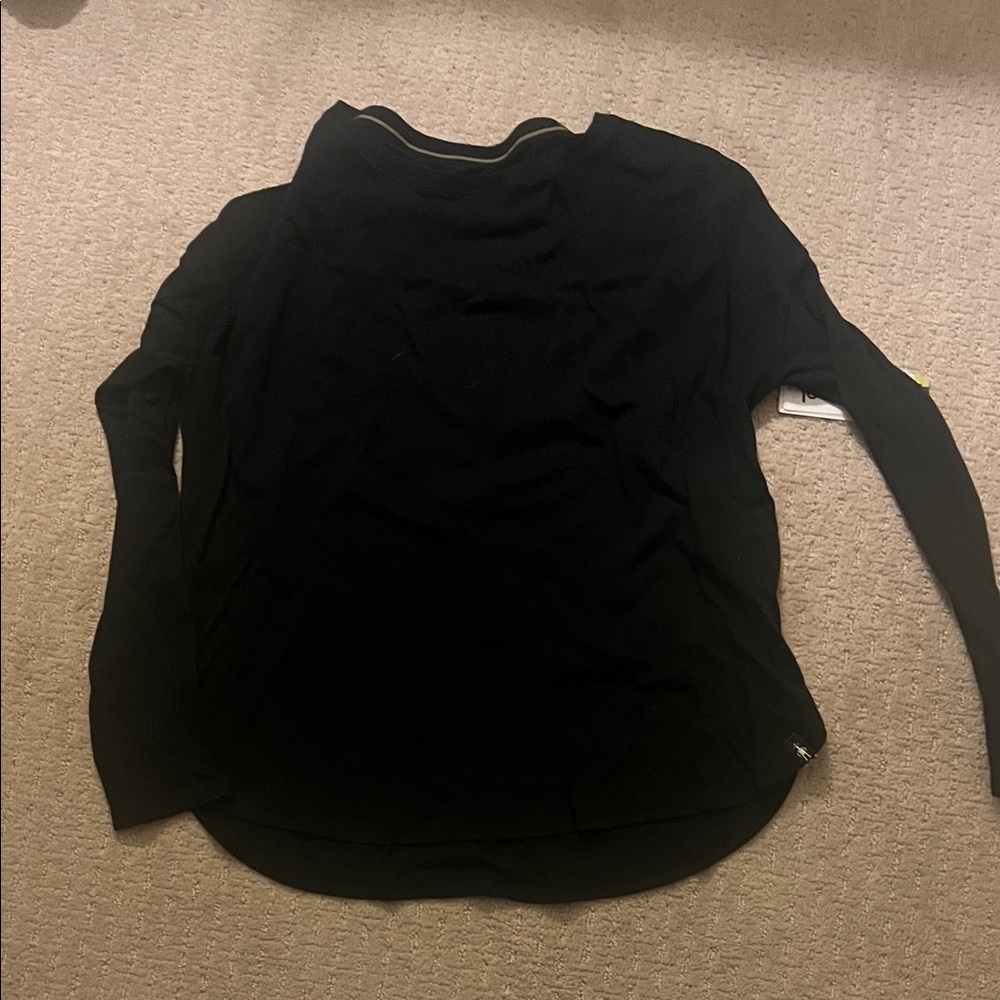 Women's  Smartwool Black Long Sleeve Top